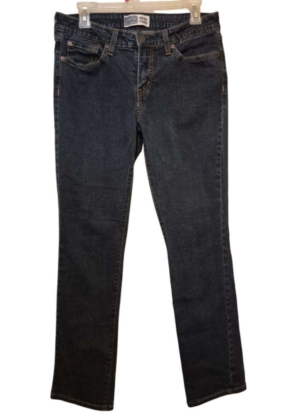 Signature by Levi Strauss Dark Indigo Straight-Leg Women's Jeans